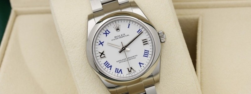 rolex oyster perpetual 31 white