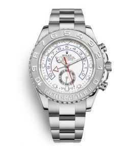 The durable fake Rolex Yacht-Master II 116689 watches can guarantee water resistance to 330 feet.