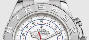 The luxury copy Rolex Yacht-Master II 116689 watches are made from platinum and white gold.