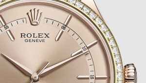 The beautiful replica Rolex Cellini Time 50705RBR watches are decorated with diamonds.