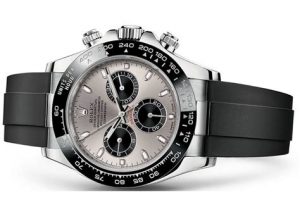 The 40 mm replica Rolex Cosmograph Daytona 116519LN watches have stainless steel dials.