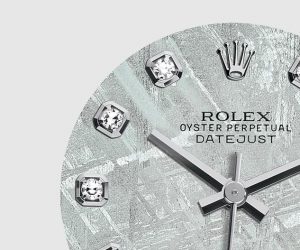 The attractive copy Rolex Pearlmaster 34 81159 watches have aerolite dials.