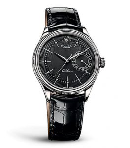 The luxury copy Rolex Cellini Date 50519 watches are made from 18ct white gold.